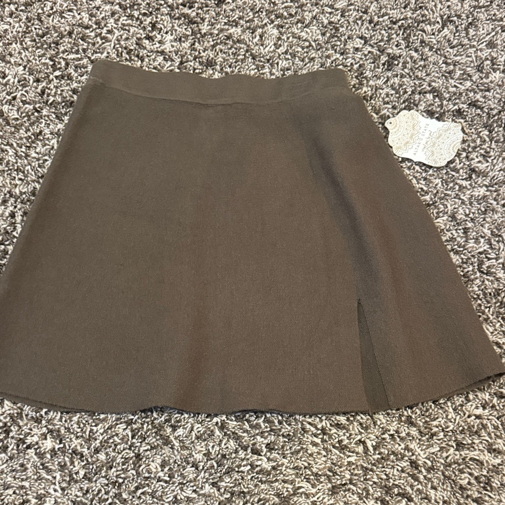 Altar'd State Army Green Mini Skirt